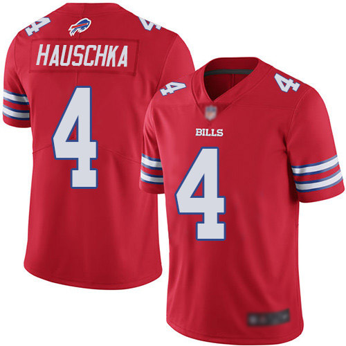 Men Buffalo Bills 4 Stephen Hauschka Limited Red Rush Vapor Untouchable NFL Jersey